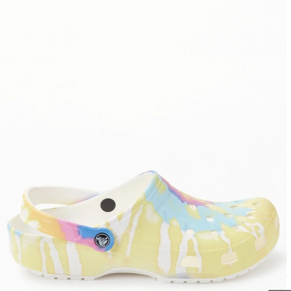 NWT Tie Die Crocs